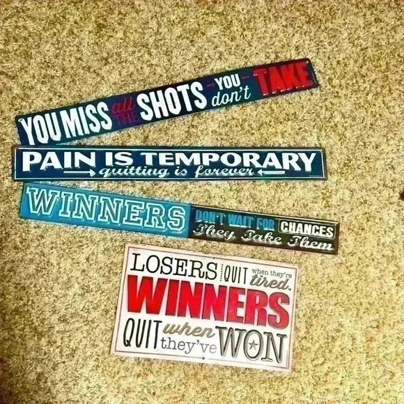 Hobby Lobby Other - FOUR Hobby Lobby Sports Signs
